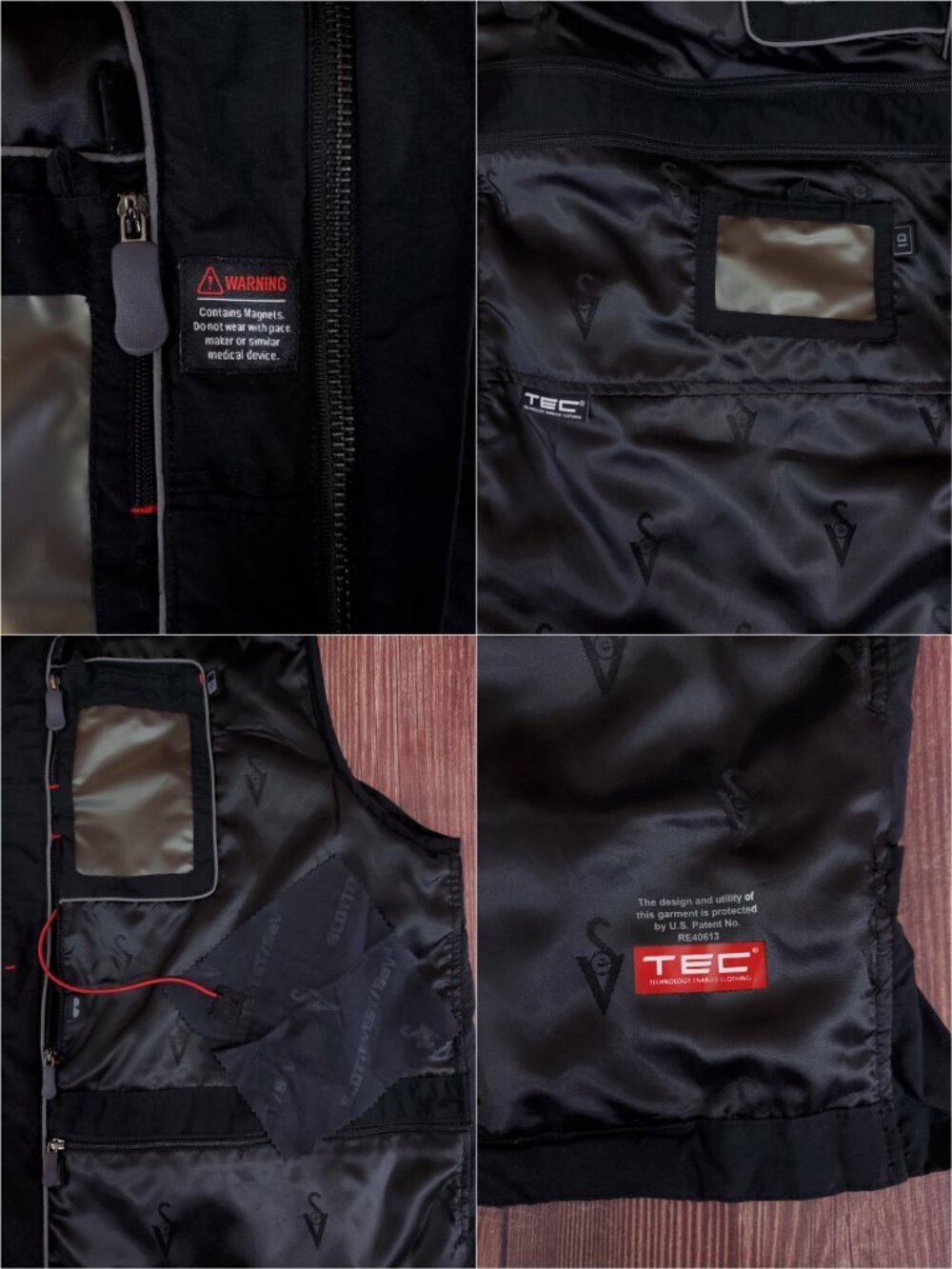 SCOTTEVEST SeV Mens XL Black Travel Vest TEC Multi Pocket Utility Tech Gadget - Picture 9 of 13